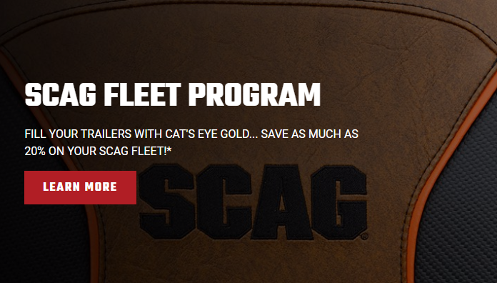 Scag Fleet Program Save 20%